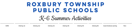 K-6 Summer Activities 